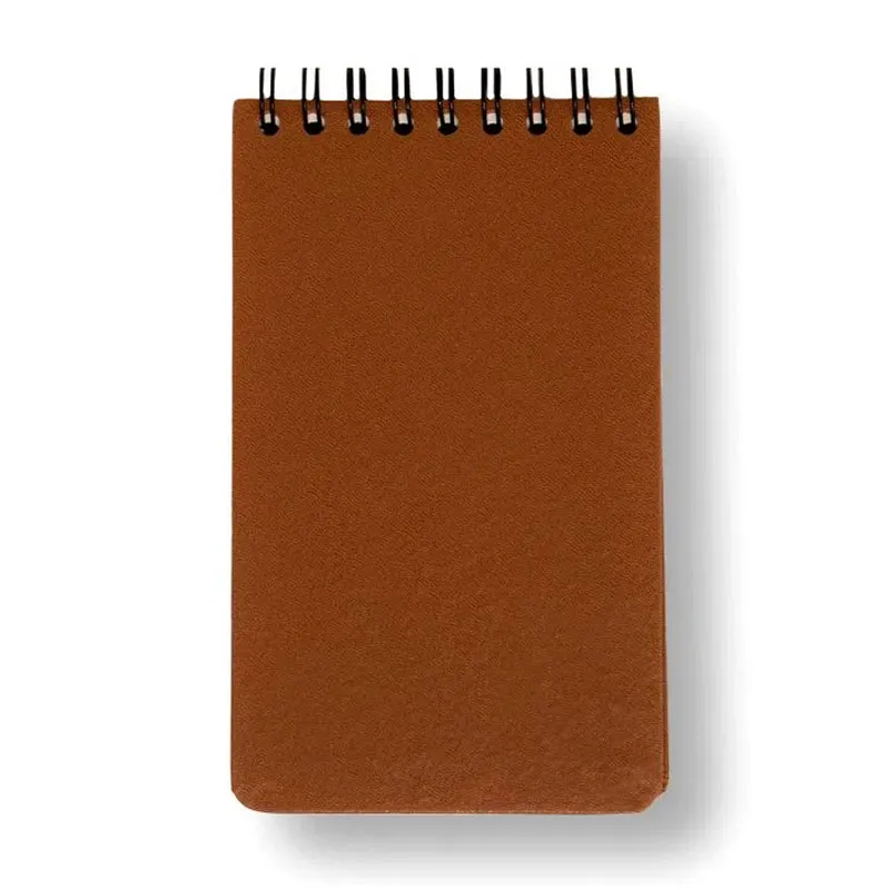 Bloco wire-o espiral pautado com 80 folhas Clássica Caramelo - Cicero