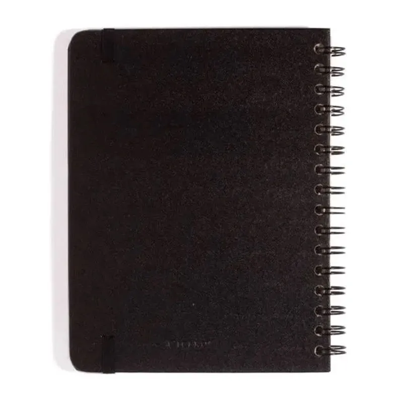 Planner espiral permanente A5 semanal Clássica Preto 2026 - Cicero