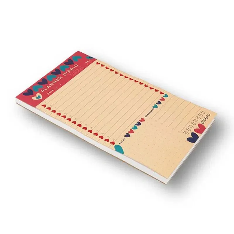 Bloco planner diário permanente Brisa 12x20 - Cicero