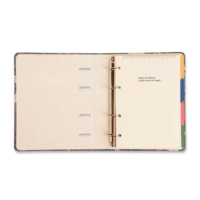 Caderno argolado A5 office duo 80 folhas Clássica Café - Cicero