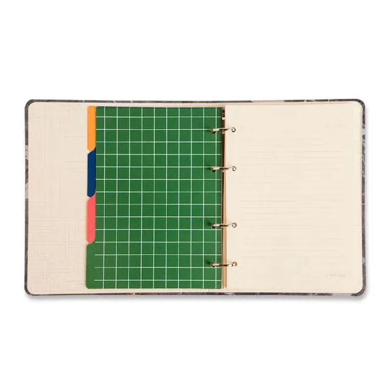 Caderno argolado A5 office duo 80 folhas Clássica Café - Cicero