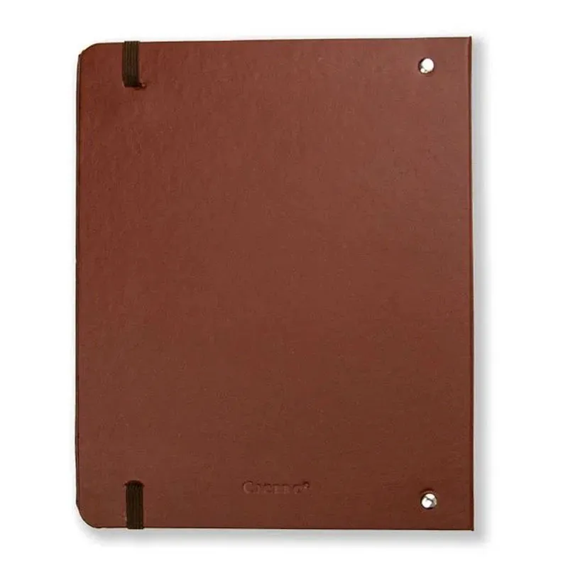 Caderno argolado A5 office duo 80 folhas Clássica Café - Cicero