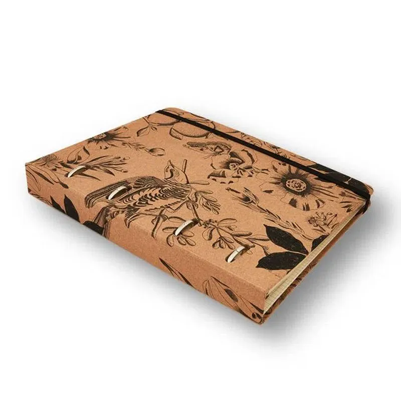 Caderno argolado A5 office duo 80 folhas Kraft Botânica - Cicero