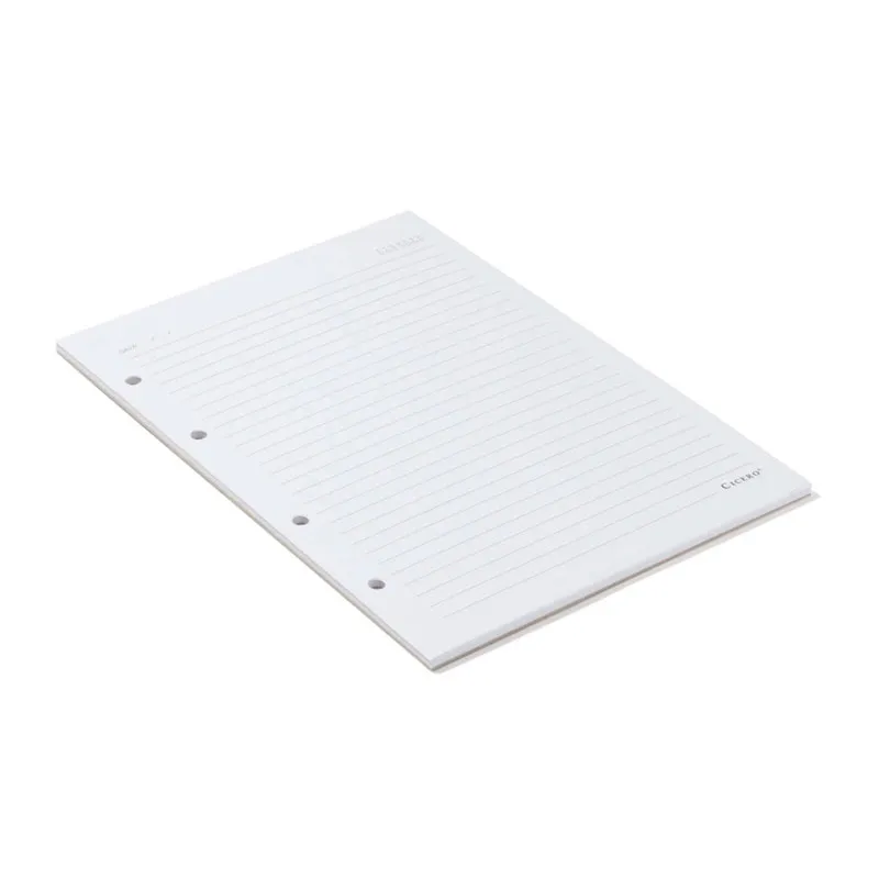 Bloco refil médio criativo argolado Offset pautado 40 folhas - Cicero