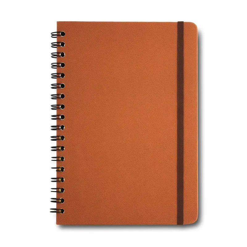 Caderno colegial capa dura 1x1 80 folhas Clássica Caramelo - Cicero