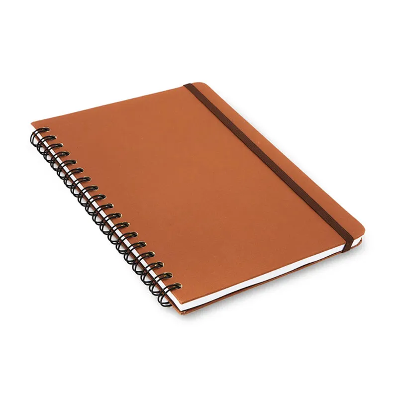 Caderno colegial capa dura 1x1 80 folhas Clássica Caramelo - Cicero