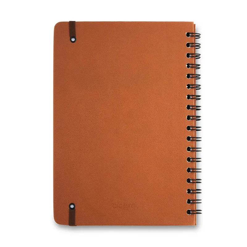 Caderno colegial capa dura 1x1 80 folhas Clássica Caramelo - Cicero