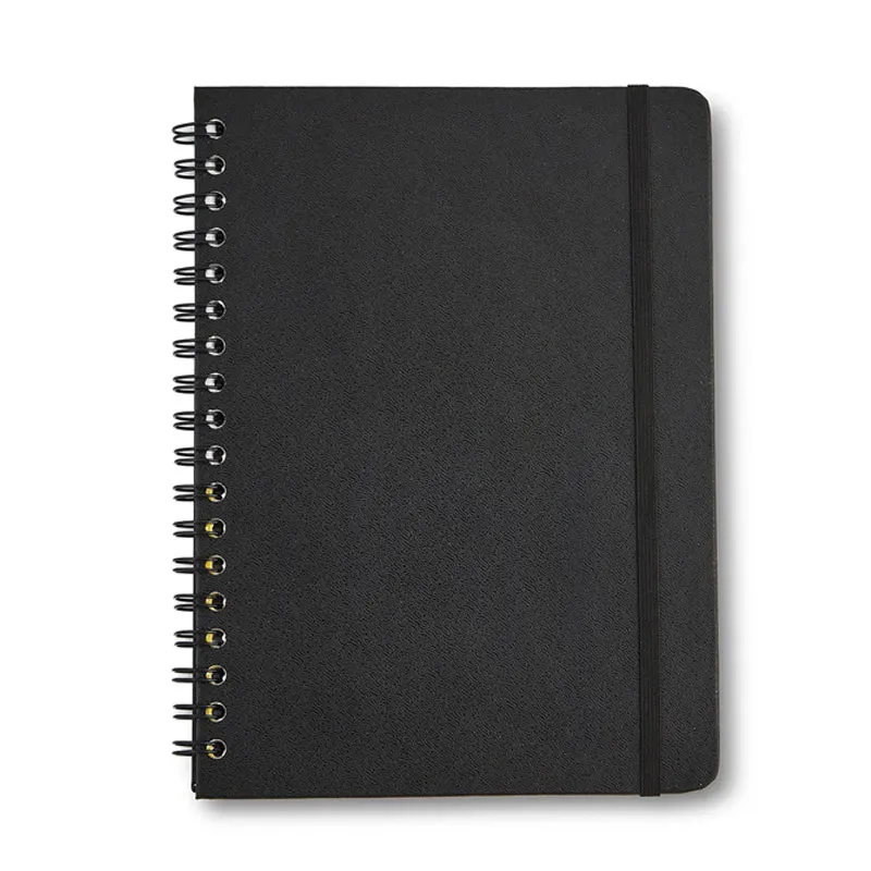 Caderno colegial capa dura 1x1 80 folhas Clássica Preto - Cicero