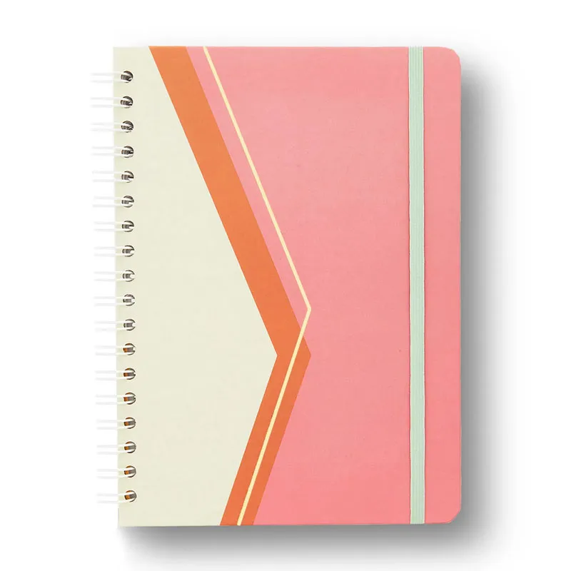 Caderno colegial capa dura 1x1 80 folhas Pastel Block Sport - Cicero