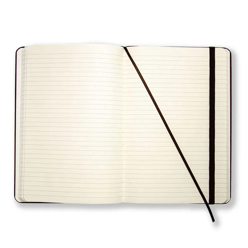 Caderneta capa dura 1/8 Fitto Clássica Café pautado 160 folhas - Cicero