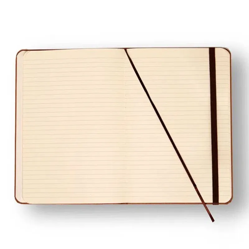 Caderneta capa dura 1/8 Fitto Clássica Caramelo pautado 160 folhas - Cicero