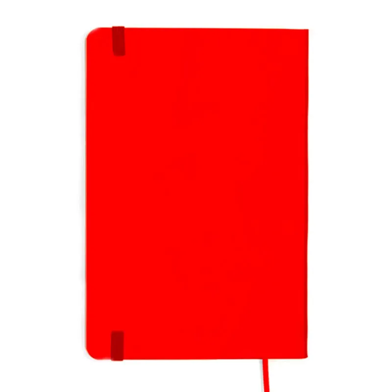 Caderneta capa flexivel 1/8 Fitto Clássica Vermelho sem pauta 160 folhas - Cicero