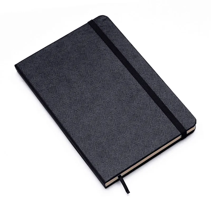 Caderneta capa dura 1/4 Fitto Clássica Preto sem pauta 160 folhas - Cicero