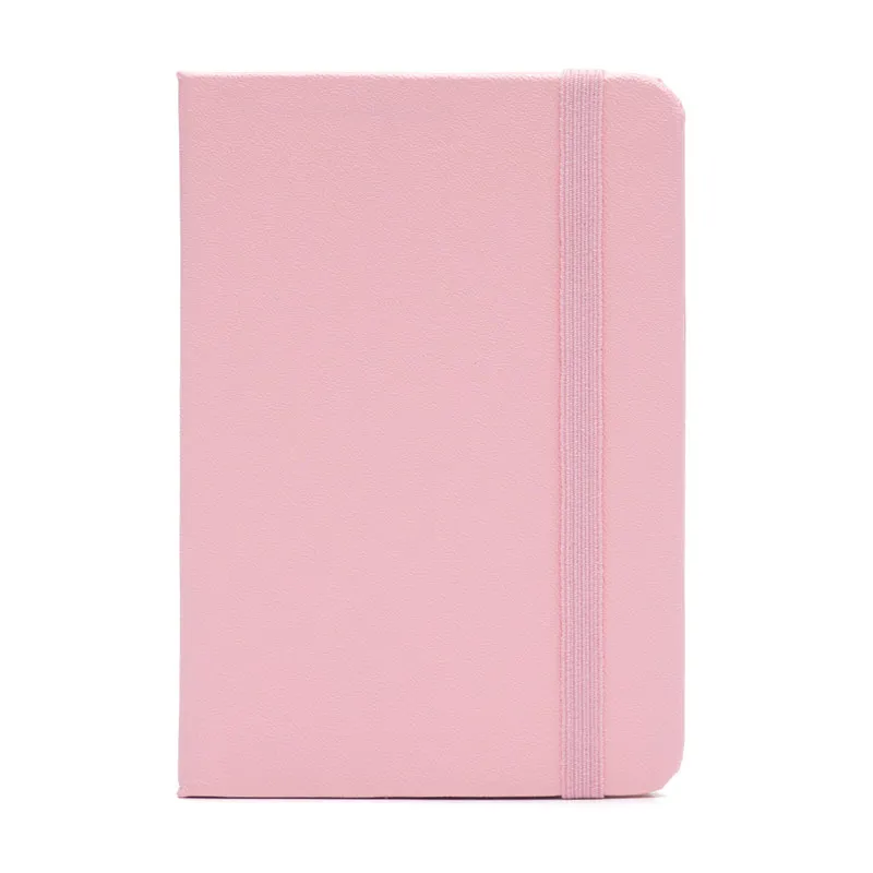 Caderneta capa dura 1/4 Fitto Clássica Rosa Pastel sem pauta 160 folhas - Cicero