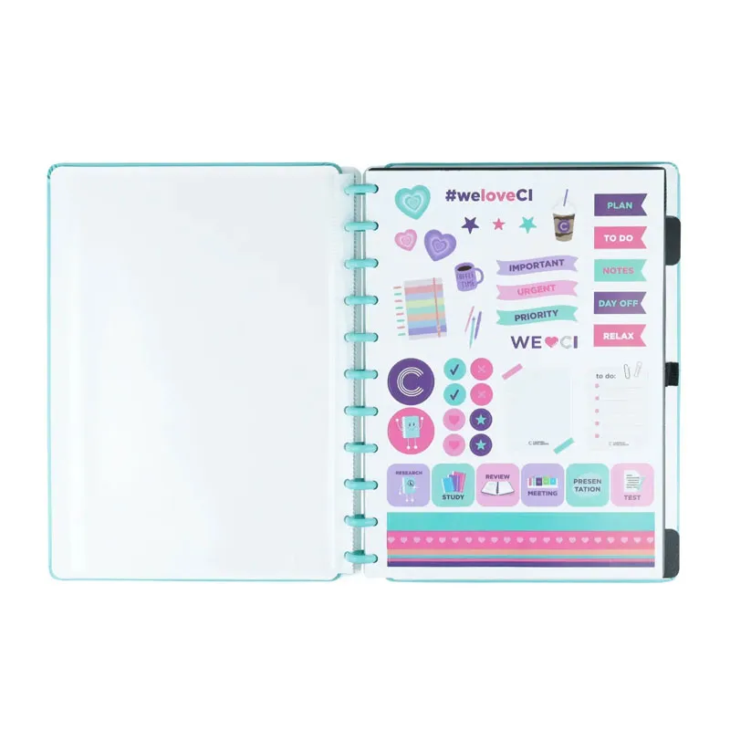 Caderno inteligente grande Aquamarine - CIGD4137