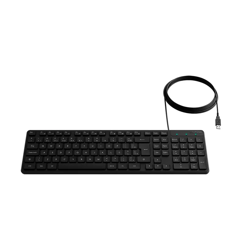 Teclado com fio USB preto TCI 10 - Intelbras