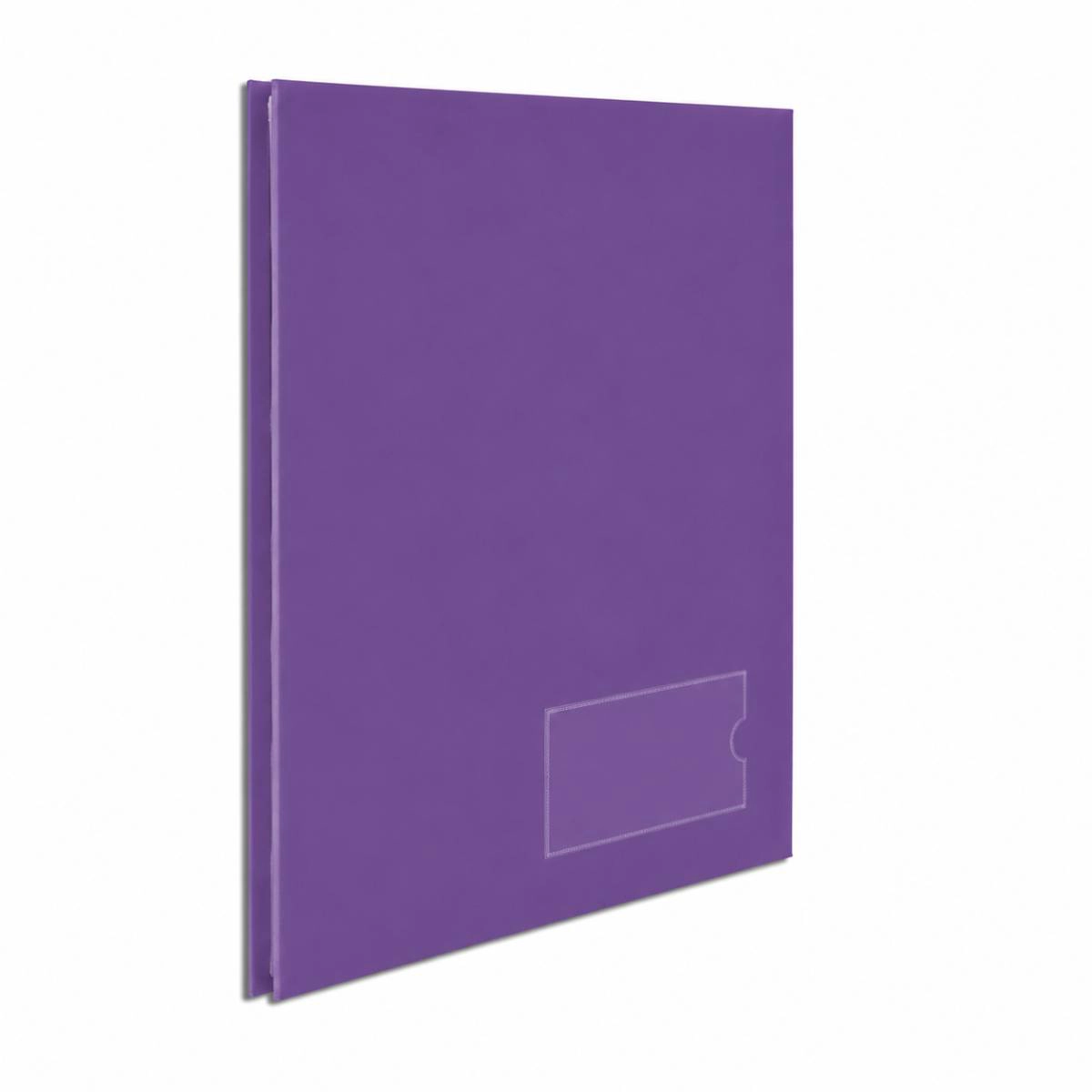 Pasta catálogo ofício 4008 Violeta com 25 plásticos - Chies