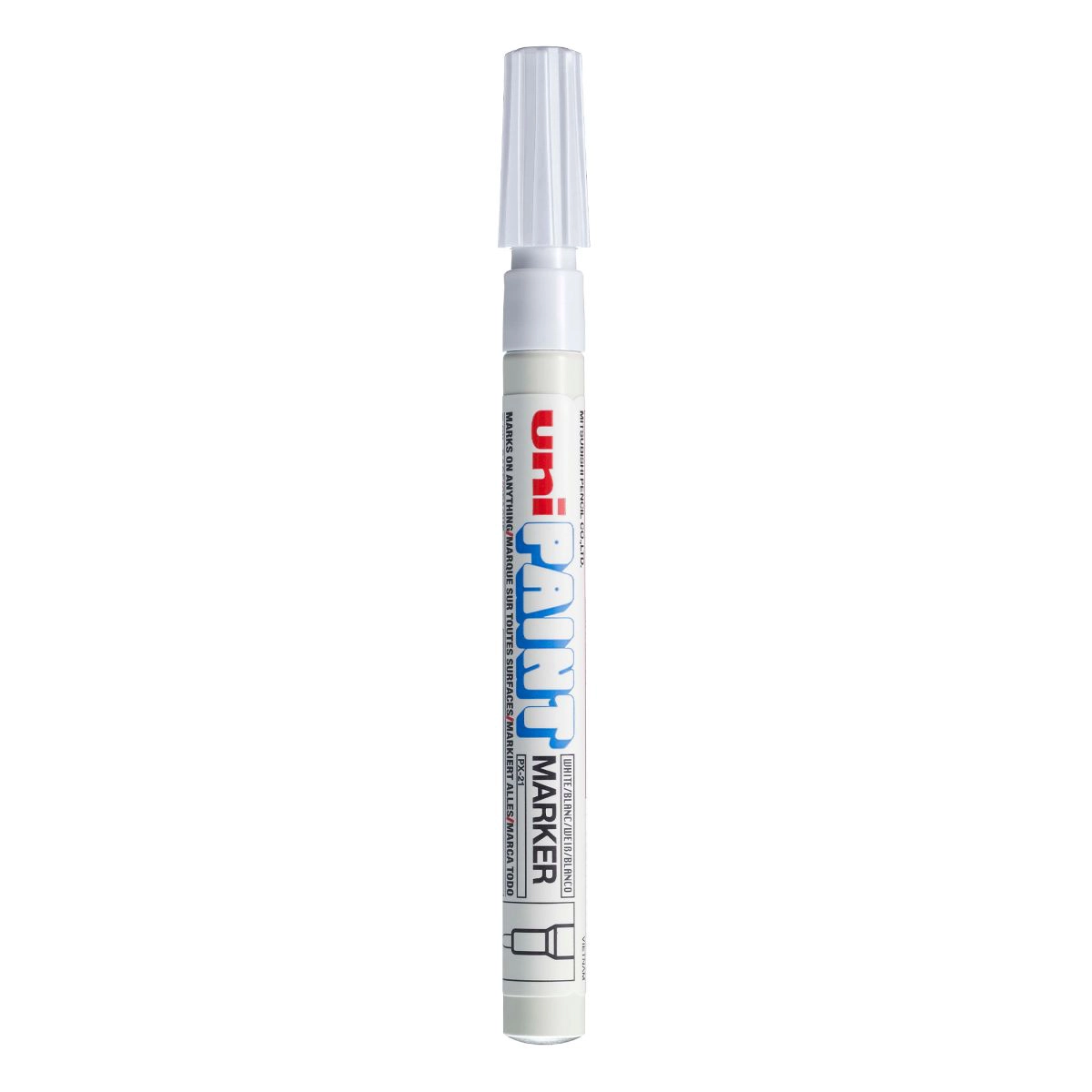 Pincel marcador permanente Paint Marker Branco PX-21 - Uni-Paint