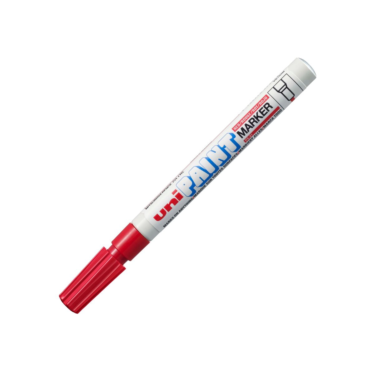 Pincel marcador permanente Paint Marker Vermelho PX-21 - Uni-Paint