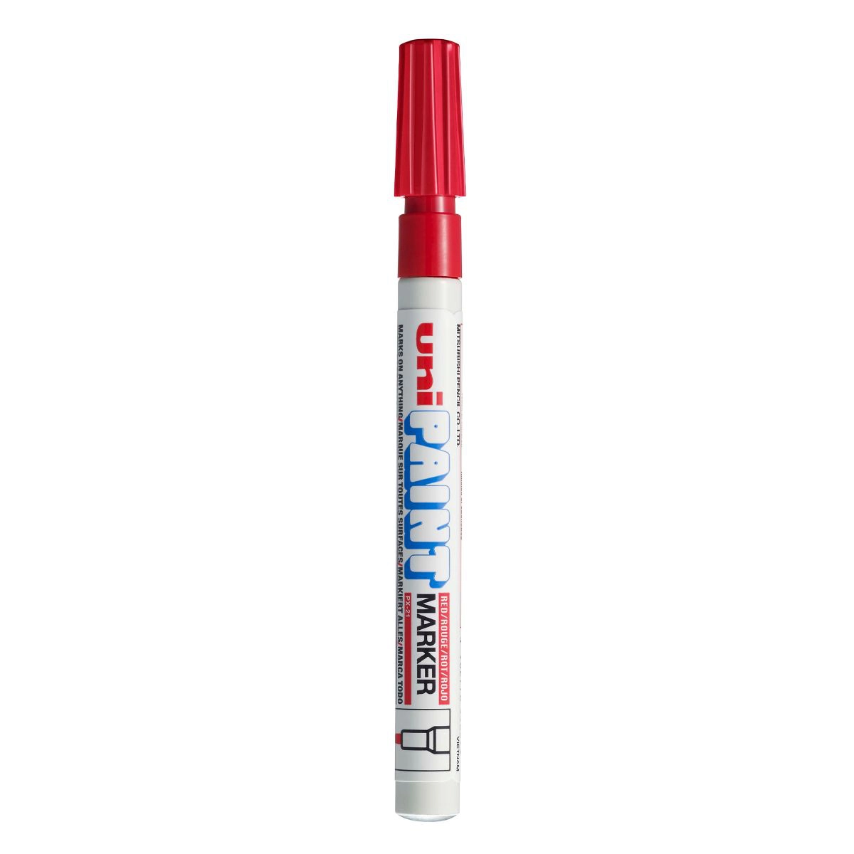 Pincel marcador permanente Paint Marker Vermelho PX-21 - Uni-Paint