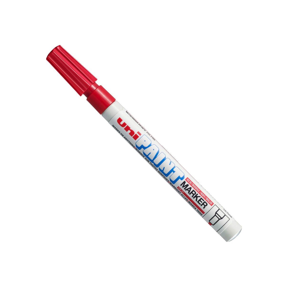 Pincel marcador permanente Paint Marker Vermelho PX-21 - Uni-Paint