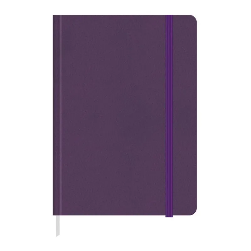 Caderneta capa dura pautado 1/8 Fitto 80 folhas Cambridge Roxo - Tilibra