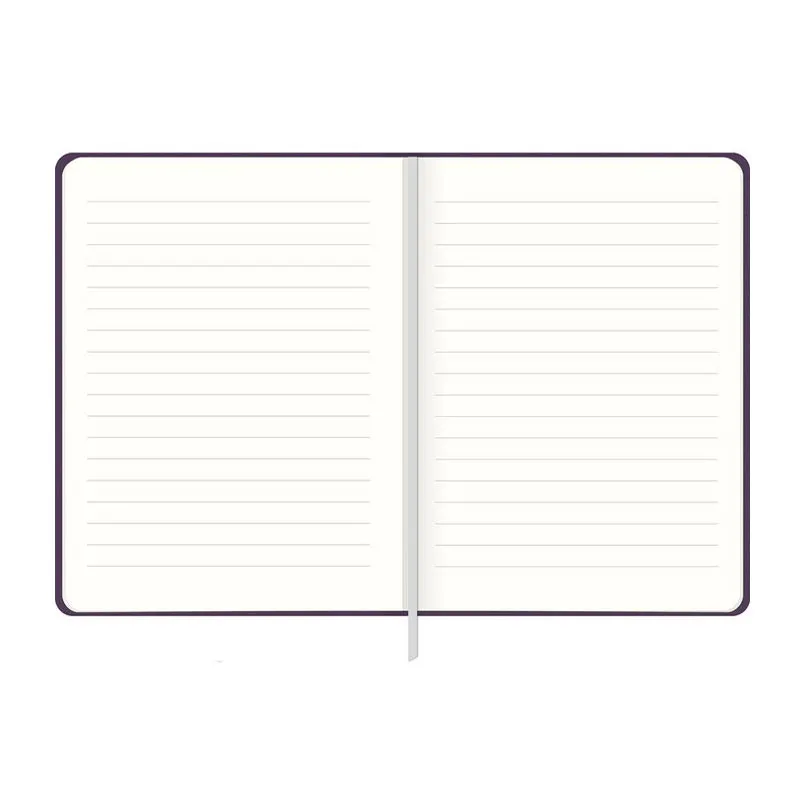 Caderneta capa dura pautado 1/8 Fitto 80 folhas Cambridge Roxo - Tilibra