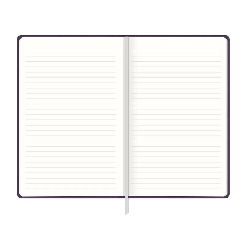 Caderno costurado grande pautado Fitto 80 folhas Cambridge Roxo - Tilibra