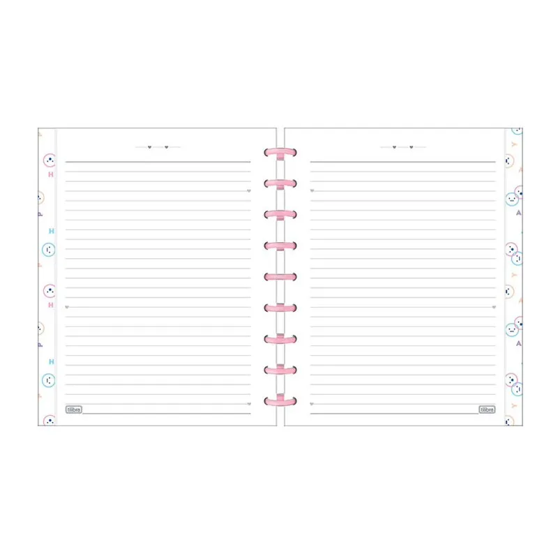 Caderno colegial Tilidisco 10x1 160 folhas Happy - Tilibra