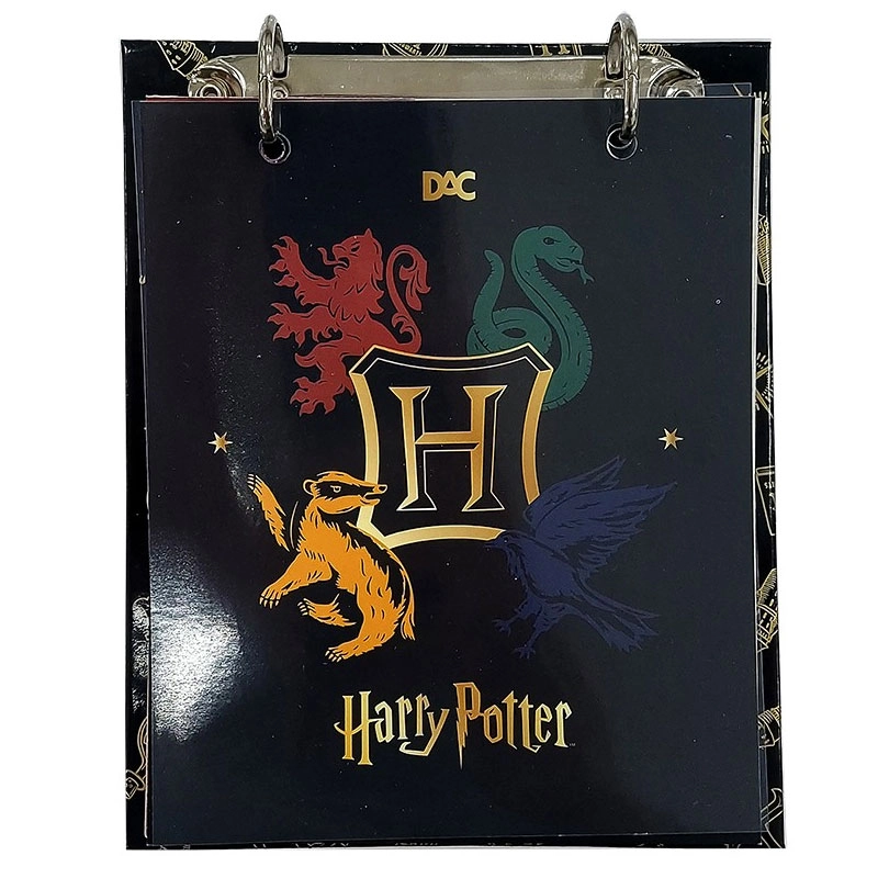 Caderno argolado 1/4 vertical 80 folhas com 2 argolas 4181 Harry Potter - Dac
