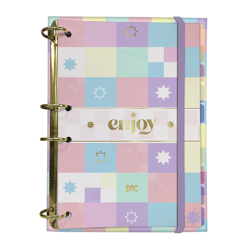 Caderno argolado colegial 144 folhas 4163 Enjoy - Dac