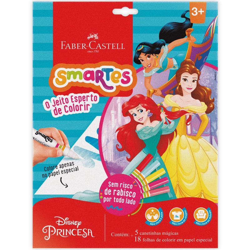 Kit de colorir Princesas 755900 Smartes - Faber-Castell