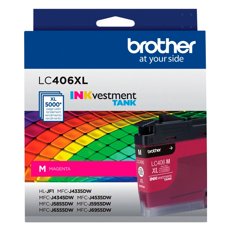 Cartucho Brother LC406XLMS magenta 5000 páginas