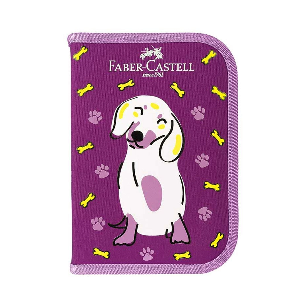 Estojo escolar Pets Cachorro 18.2222 completo - Faber-Castell