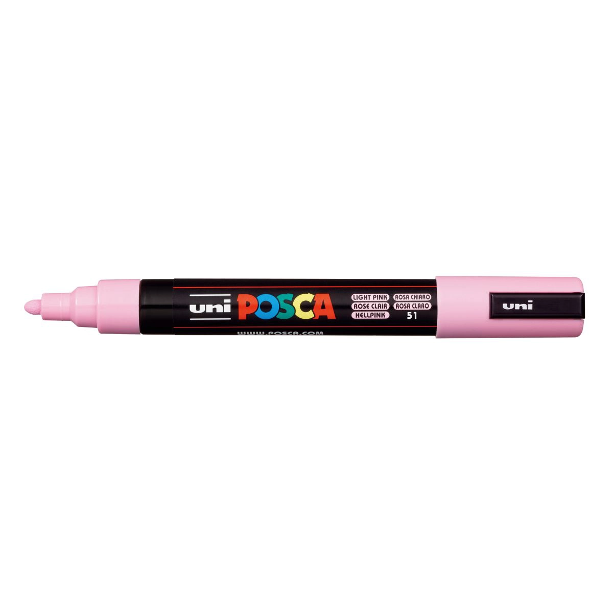 Caneta Posca PC-5M - Rosa Claro - Uni-Ball