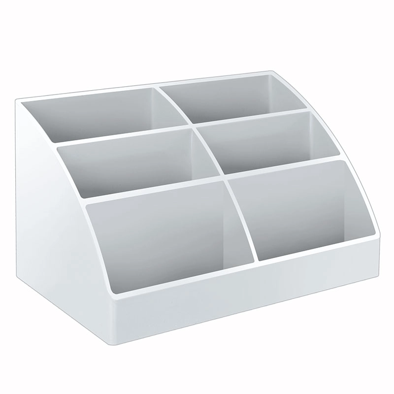 Organizador horizontal multiuso 6 divisões Easy Branco 960.2 - Acrimet