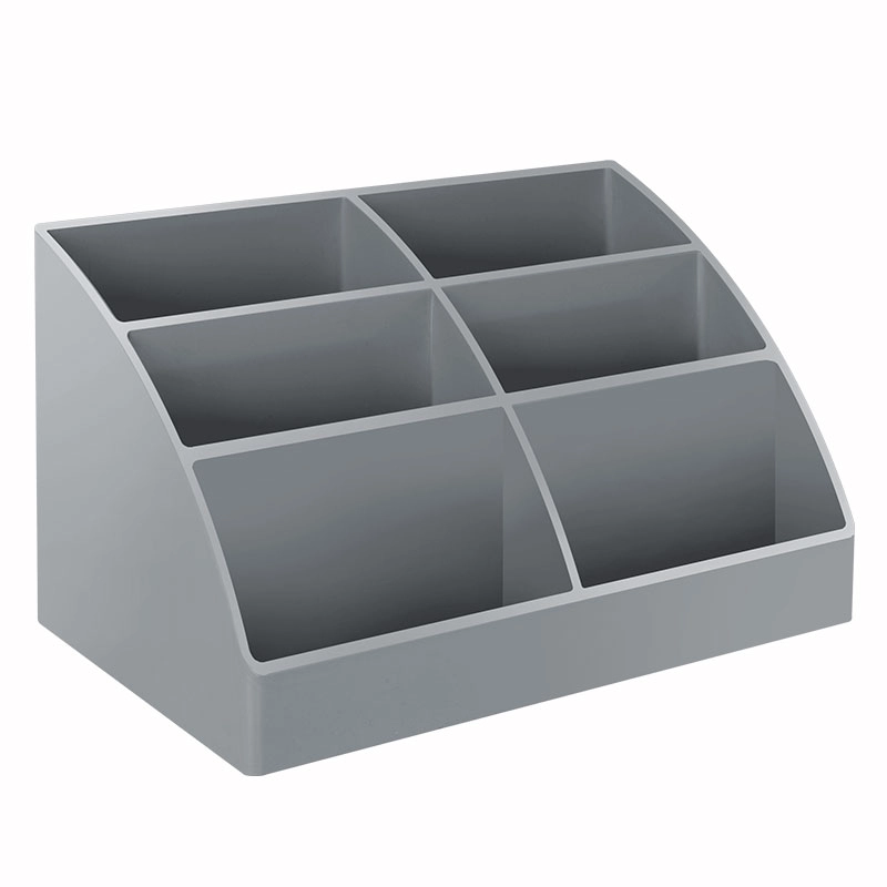 Organizador horizontal multiuso 6 divisões Easy Platina 960.4 - Acrimet