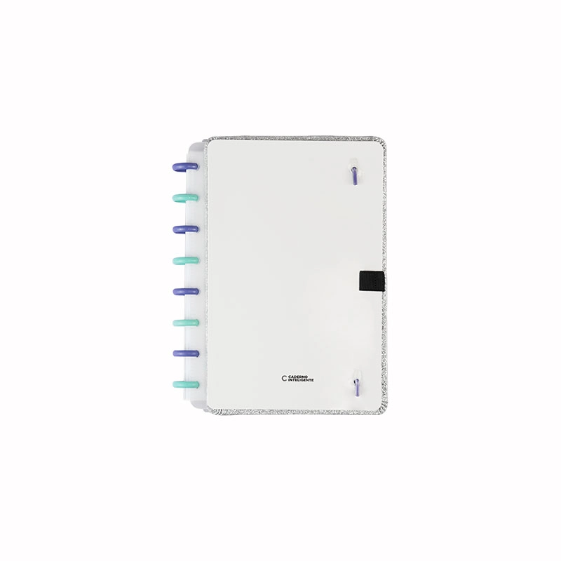 Caderno inteligente A5 Lets Glitter Silver 2.0 - CIA52139