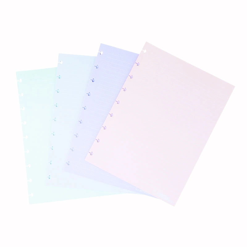 Bloco refil médio CandyColors pautado linha branca 90g com 40 folhas CIRM3035 - Caderno Inteligente