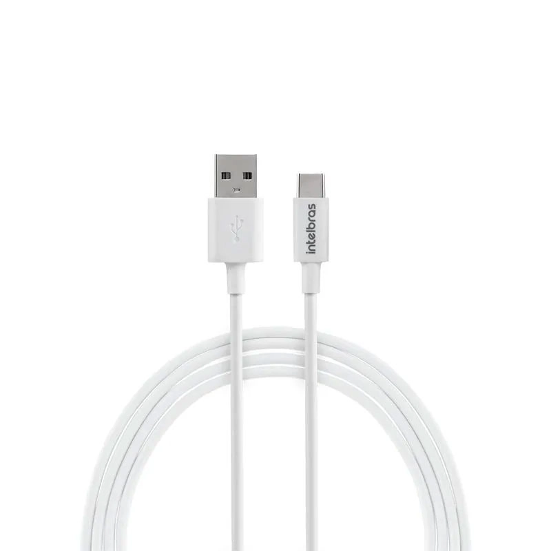 Cabo USB lightning para iPhone PVC Branco 1,2m EUAL12PB - Intelbras