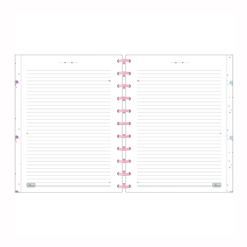 Caderno universitário Tilidisco 10x1 160 folhas Minnie - Tilibra