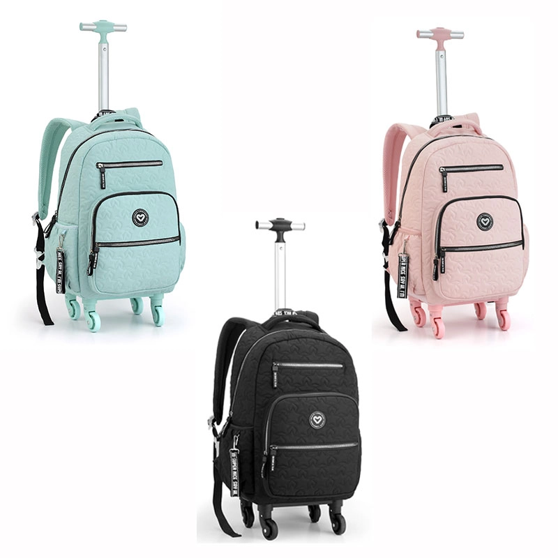 Mochila escolar com rodas 18