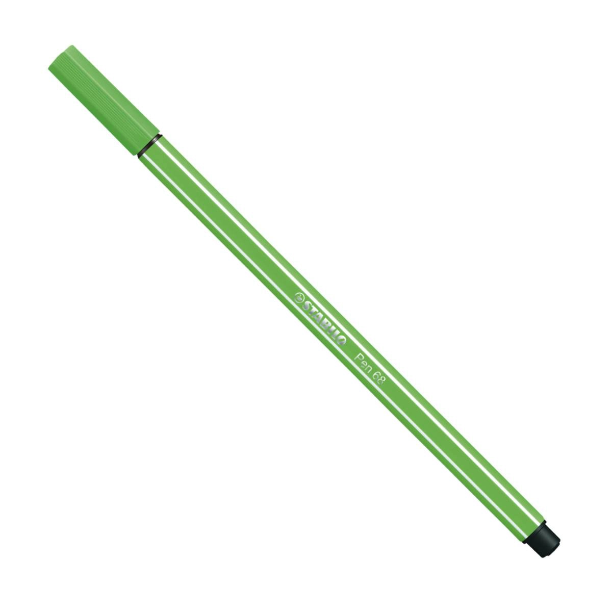 Caneta hidrográfica Ponta Sintética 68/33 - Verde Claro - Stabilo