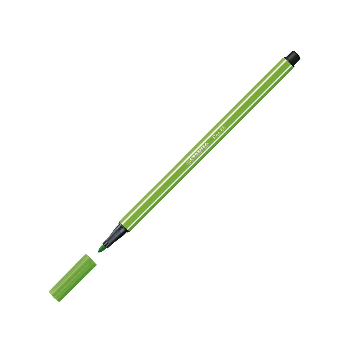 Caneta hidrográfica Ponta Sintética 68/33 - Verde Claro - Stabilo