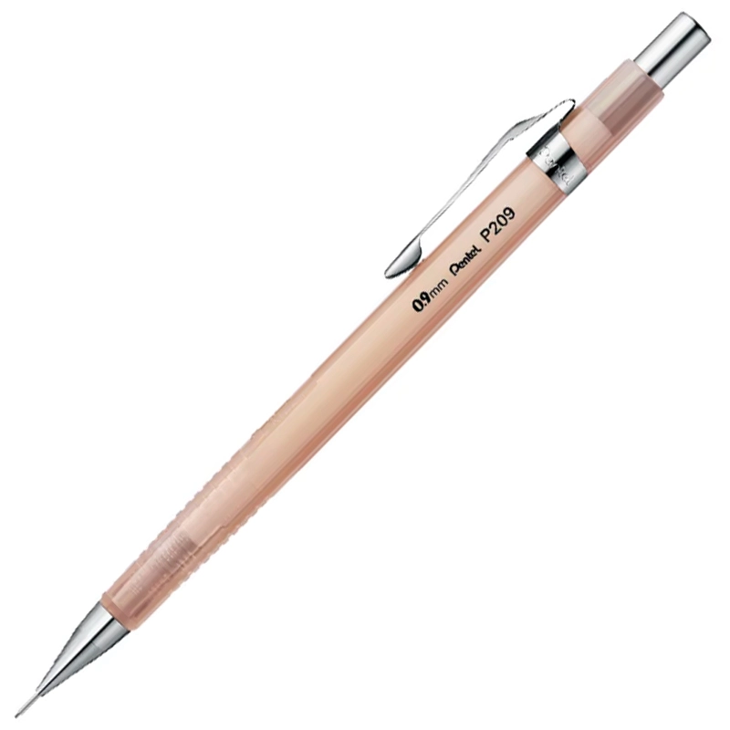 Lapiseira 0.9mm P209 Sharp Clena Marrom Transparente - Pentel