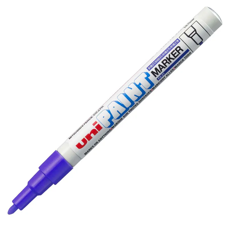 Pincel marcador permanente Paint Marker Violeta PX-21 - Uni-Paint