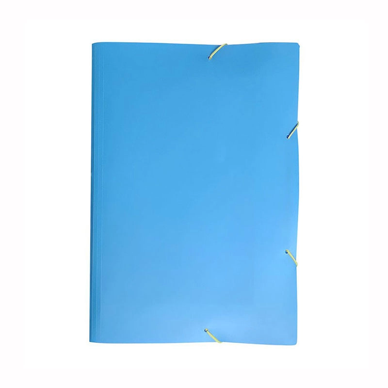 Pasta com aba elástico 1/2 ofício Full Color Azul 0440.C - Dello