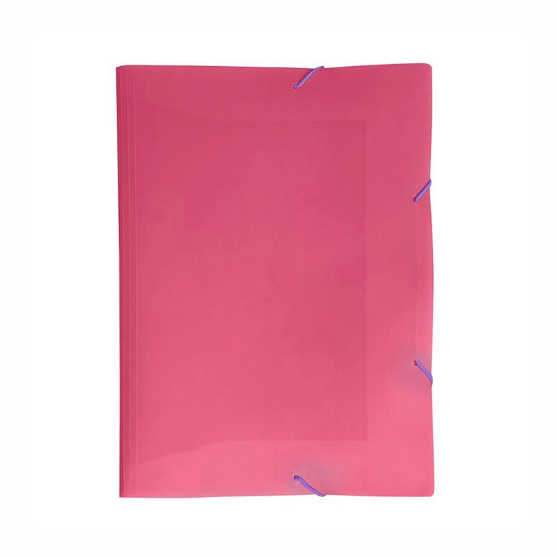 Pasta com aba elástico 1/2 ofício Full Color Pink 0440.Q - Dello