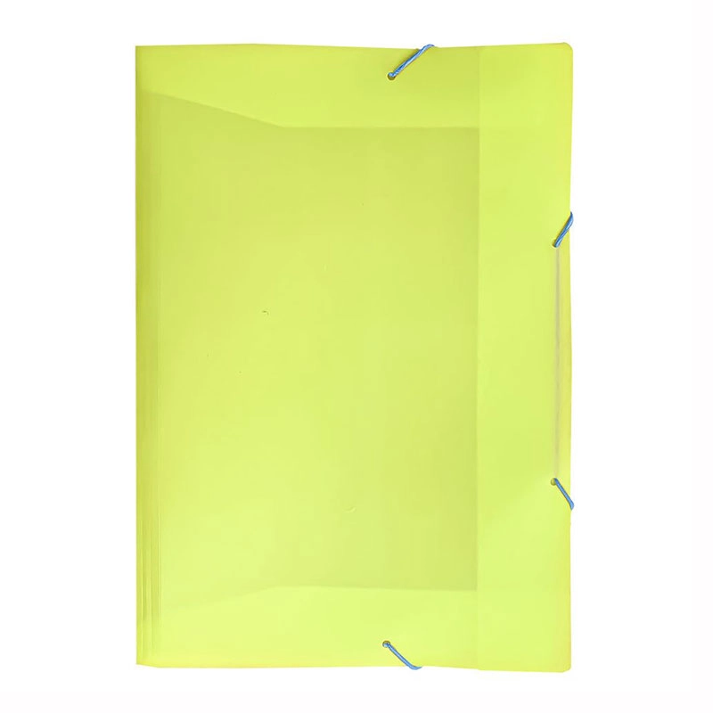 Pasta com aba elástico A4 Full Color Verde Limão 0442.VL - Dello