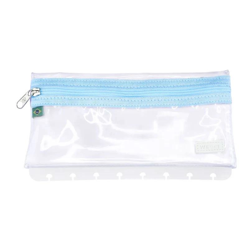 Estojo escolar Crystal Baby Blue CIEI1012 - Caderno Inteligente